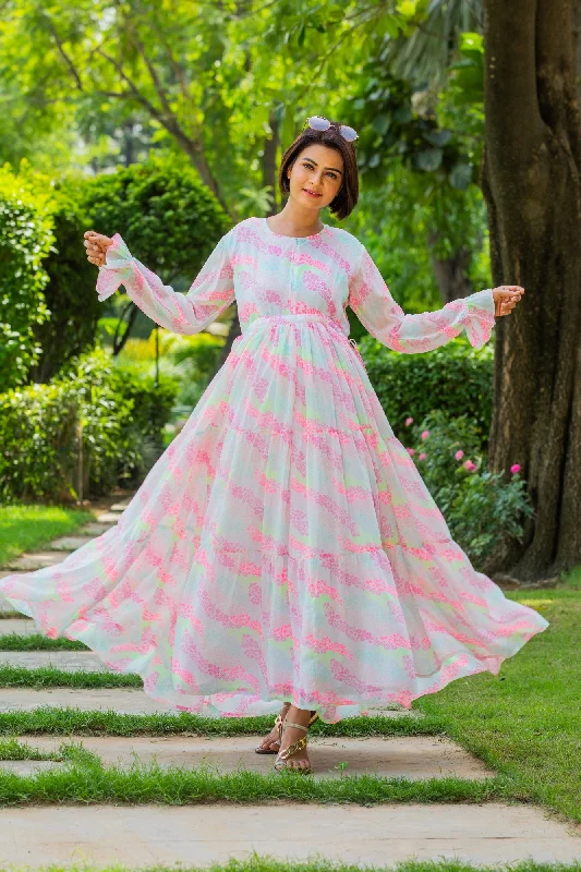 Women’s clothing to inspire confidence and beauty   Baby Rainbow Maternity & Nursing Layer Dress