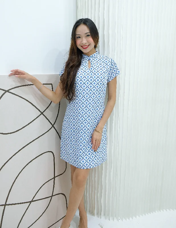 Stylish women’s clothing designed for comfort   Ling Dress in Porcelain Tiles