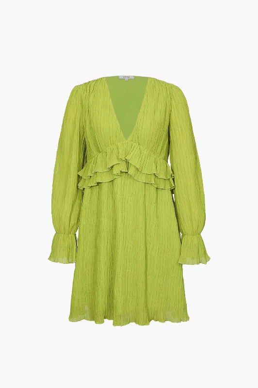 Everyday essentials for a stylish wardrobe   V-Neck Ruffle Detail Mini Dress