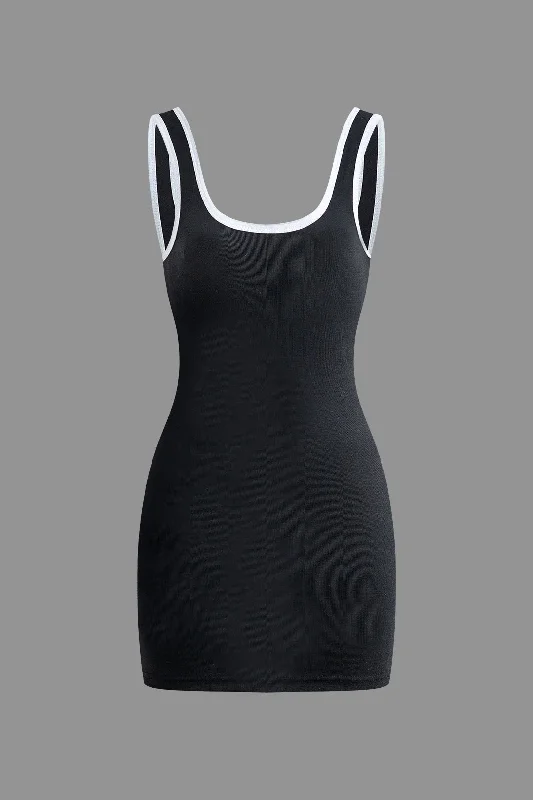 Find your perfect fit with stylish women’s clothing   Contrast Tank Mini Dress