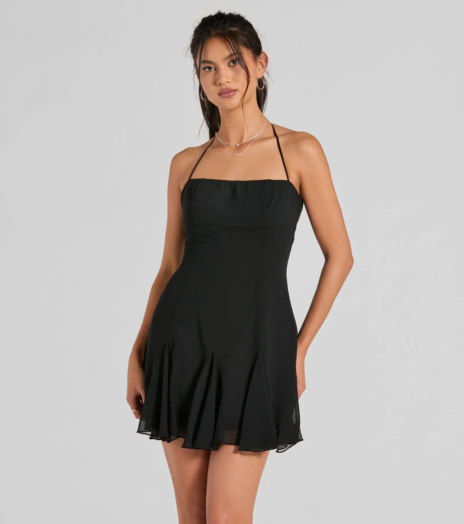Fashion-forward women’s clothing on a budget Sincerely Chic Pleated Chiffon A-Line Mini Dress Fashion-forward women’s clothing on a budget Sincerely Chic Pleated Chiffon A-Line Mini Dress