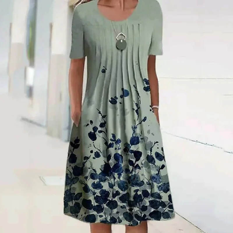 Green Background Dark Blue Pattern