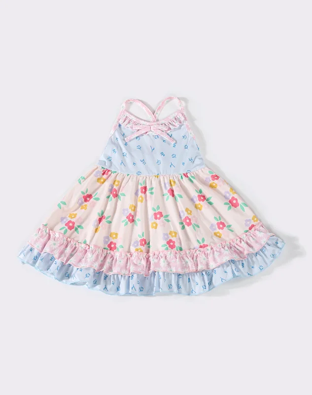 Trendsetting women’s clothing for fashion lovers   Blue floral ruffle dress