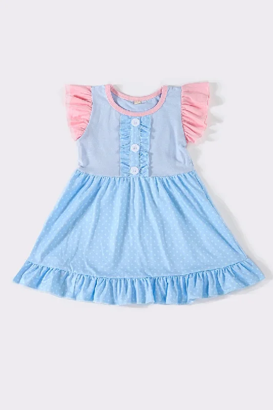 Feminine and fashionable clothing for every wardrobe   Blue princess ruffle dress