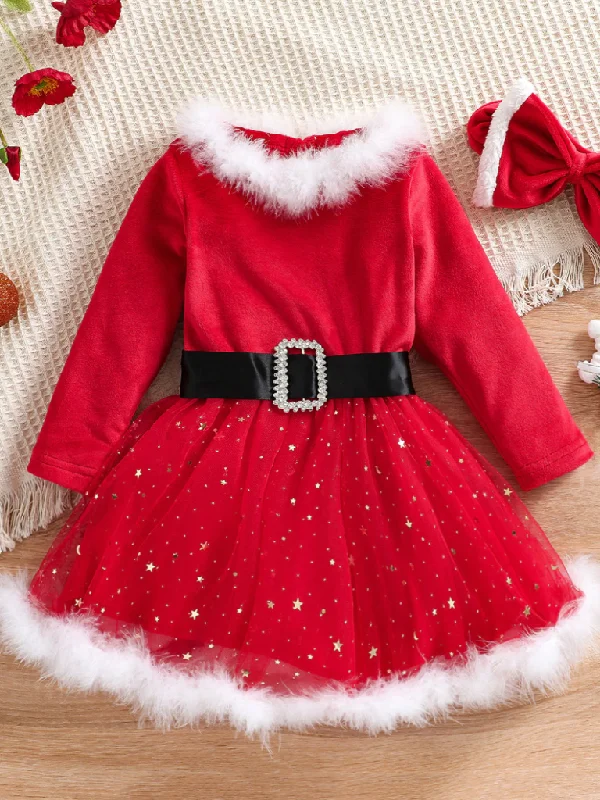 Curated collections of sophisticated women’s wear   T'was A Starry Christmas Santa Tutu Dress