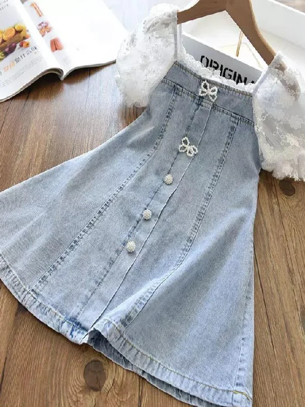 Trendy women’s clothing that suits every taste   We Love Denim Capped Sleeved Dress