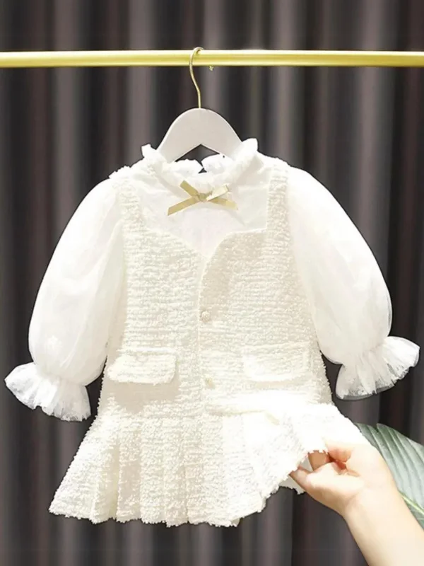Create a timeless wardrobe with fashionable pieces Girls Adorable Long Sleeve Dress - Elegant and Stylish Create a timeless wardrobe with fashionable pieces Girls Adorable Long Sleeve Dress - Elegant and Stylish