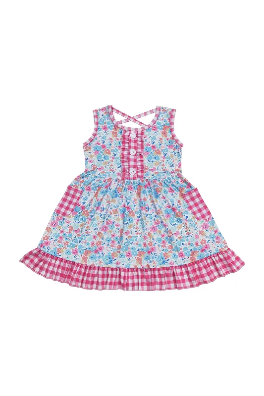 Look and feel your best in our women’s wear   Pink floral plaid dress