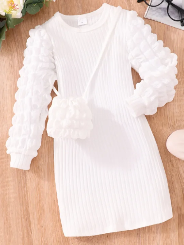 Fashion-forward styles that make a statement Chic and Cozy Puff Sleeve Sweater Dress Set Fashion-forward styles that make a statement Chic and Cozy Puff Sleeve Sweater Dress Set