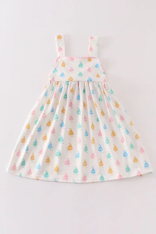 Fashionable clothing that fits every occasion   Sailboat strap bow dress