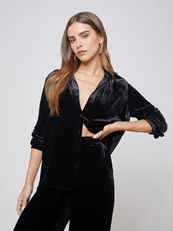 Fashion pieces that complement every woman’s style   Argo Velvet Blouse