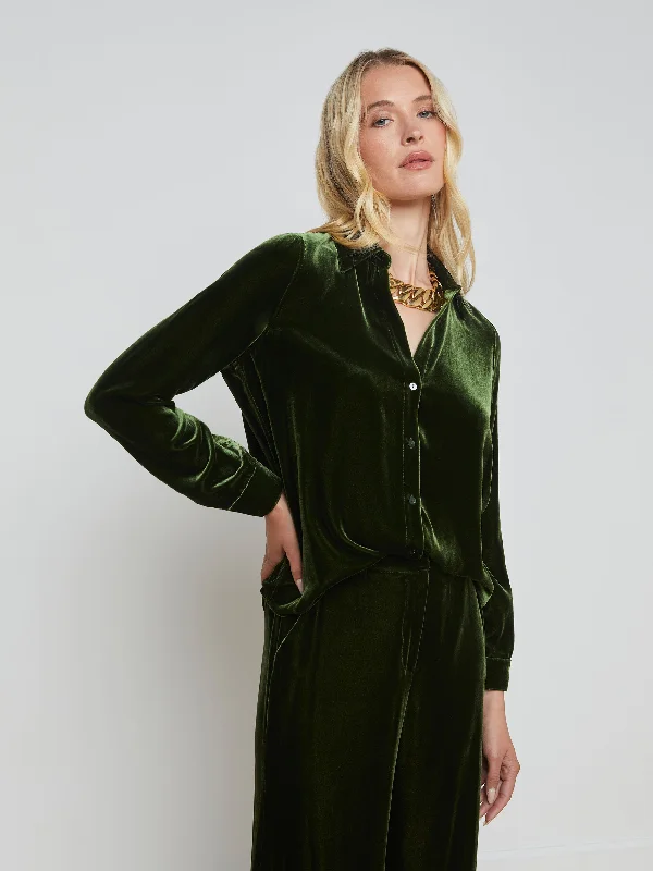 Timeless clothing pieces every woman should own   Argo Velvet Blouse