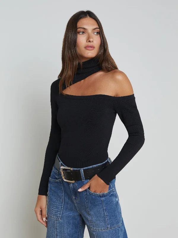Affordable stylish women’s fashion collection   Azia Cutout Turtleneck
