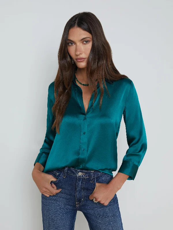 Cozy women’s clothing for the colder months   Dani Silk Blouse
