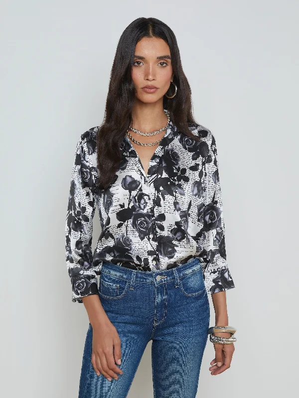 Fashionable, yet affordable women’s apparel   Dani Silk Blouse