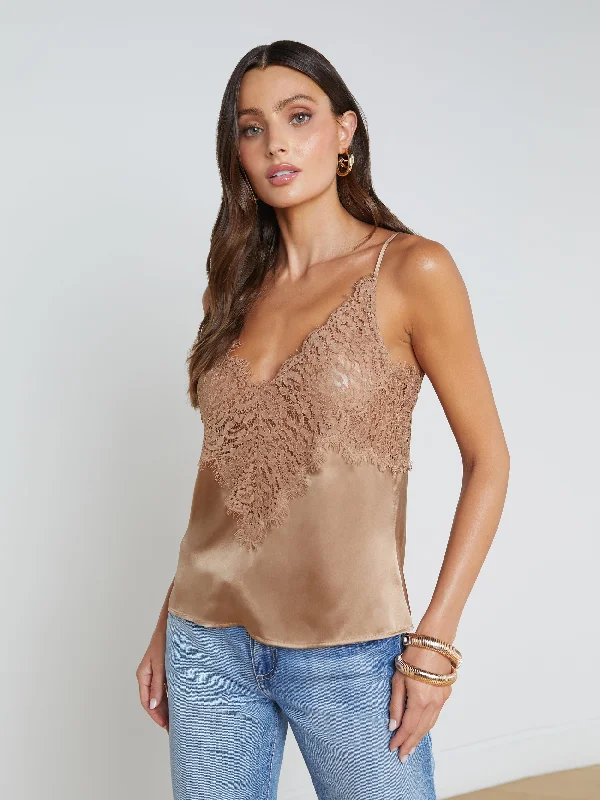 Classic pieces for a timeless wardrobe   Priya Silk Lace Camisole
