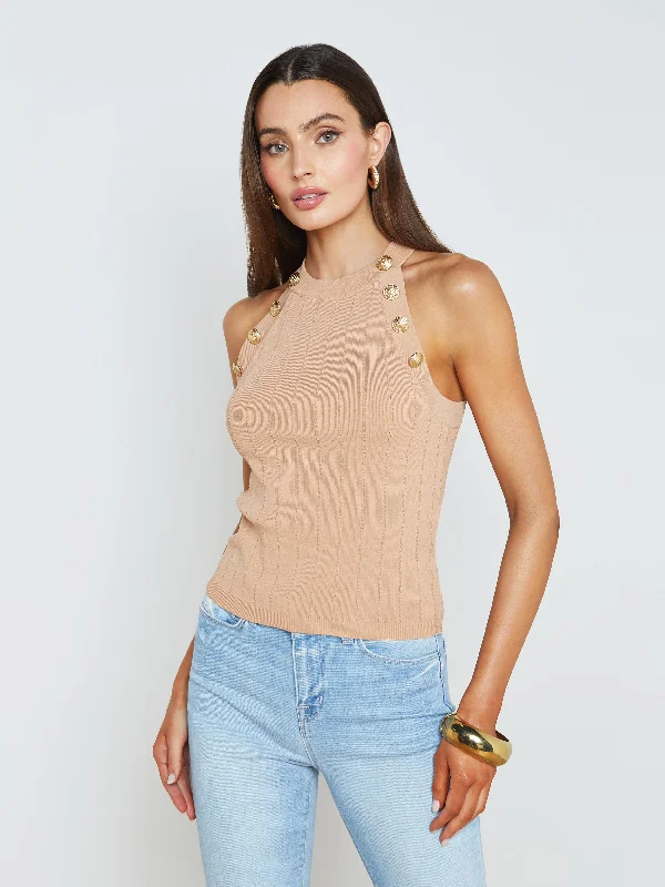 Stylish and comfortable outfits for women   Rosemary Button Tank
