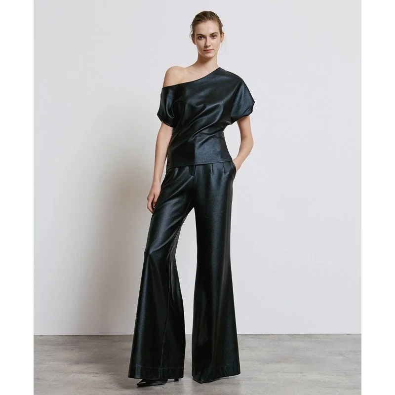 Curated collections for modern, fashionable women   Access Fashion Black Blouse With Asymmetric Sleeves