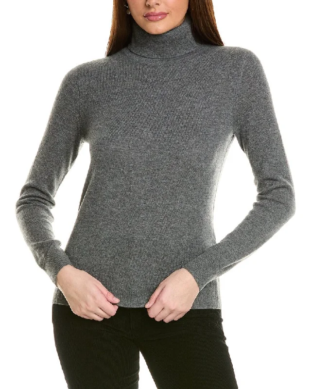 Effortlessly chic fashion for today’s woman   Amicale Cashmere Basic Turtleneck Cashmere Sweater