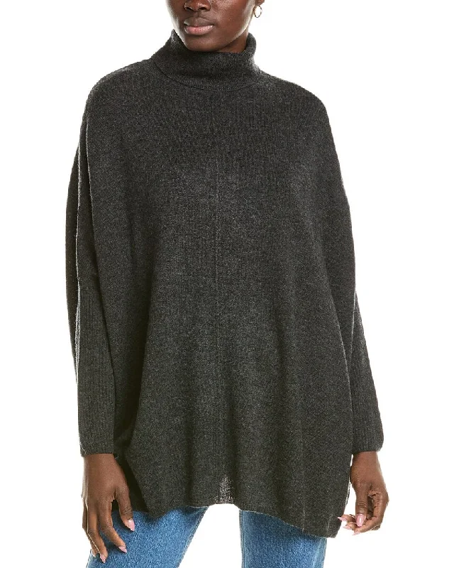 Timeless clothing pieces every woman should own   Brodie Cashmere Roll Wool & Cashmere-Blend Poncho