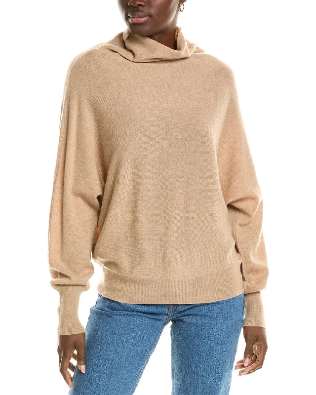 Elegant evening wear for special events   Brodie Cashmere Wool & Cashmere-Blend High Neck Slouchy Bat Jumper