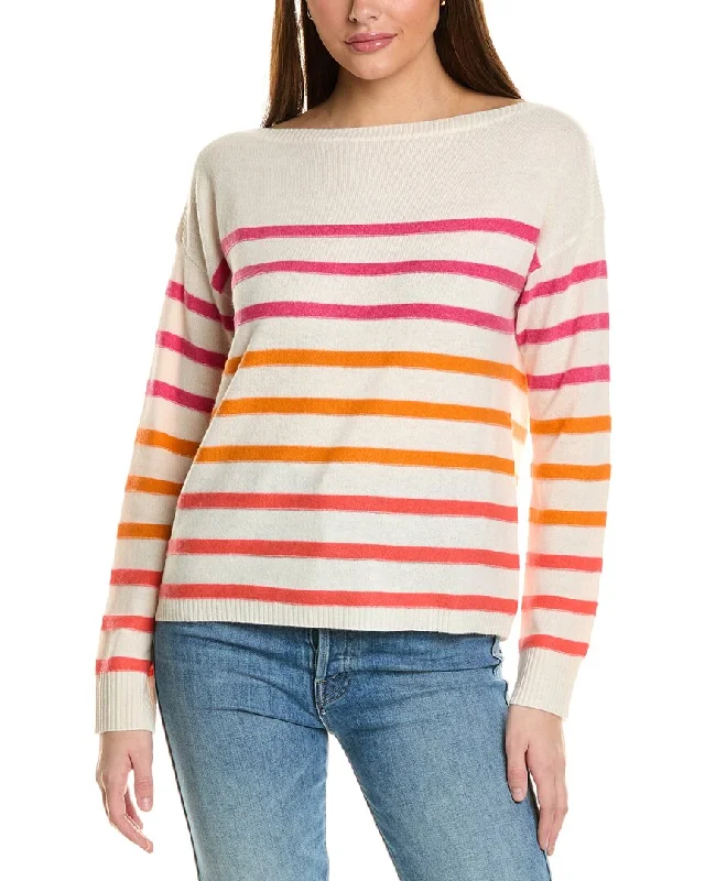 Women’s clothing that combines comfort and style   Collaboration Courtney Raised Stripe Cashmere Sweater