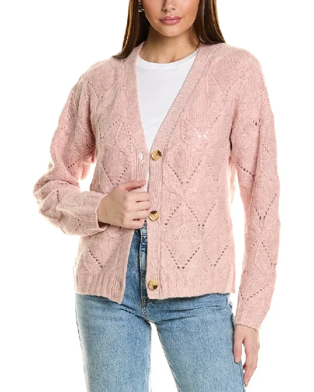 Stylish women’s clothing designed for comfort   Collaboration Mercedes Tulip Cable Cashmere Cardigan