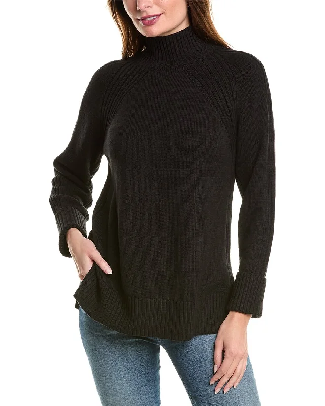 Get noticed with eye-catching women’s fashion   Jones New York Directional Mock Neck Sweater