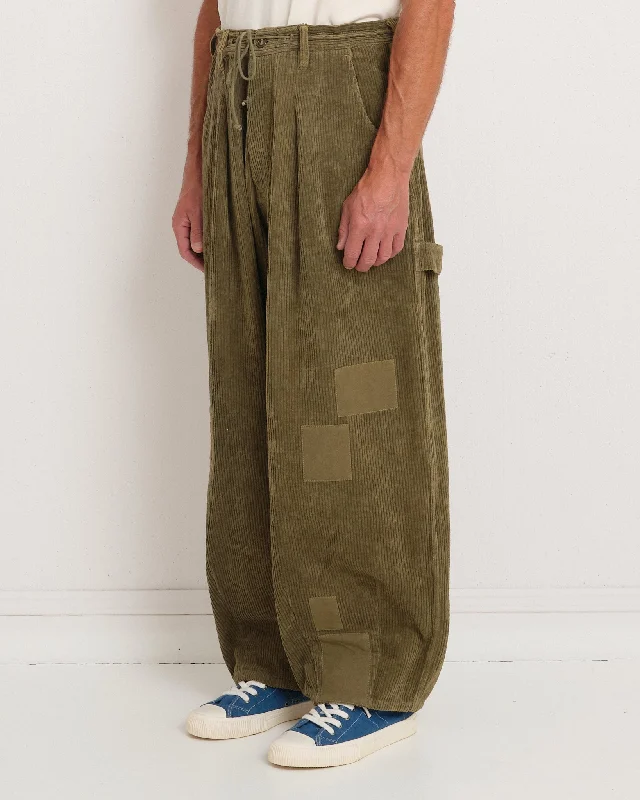 Designer-inspired women’s fashion at affordable prices   Lush Carpenter Pants - Olive Scarecrow Cord