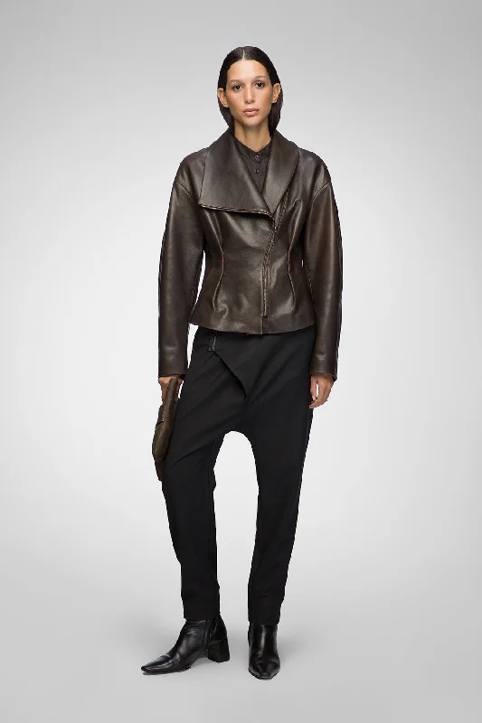 Trendsetting women’s clothing for fashion lovers   Briana - Brown Leather Jacket