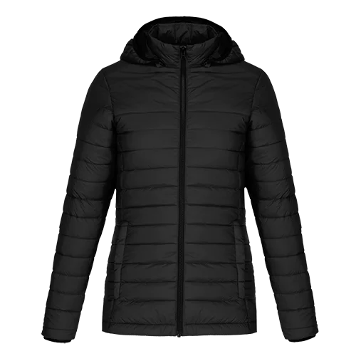 Women’s fashion that reflects your personality   L00901 - Canyon - Ladies Puffy Jacket w/ Detachable Hood