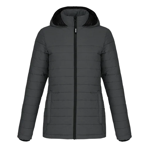 Elegant evening wear for special events L00931 - Yukon - Ladies Puffy Jacket w/ Detachable Hood Elegant evening wear for special events L00931 - Yukon - Ladies Puffy Jacket w/ Detachable Hood