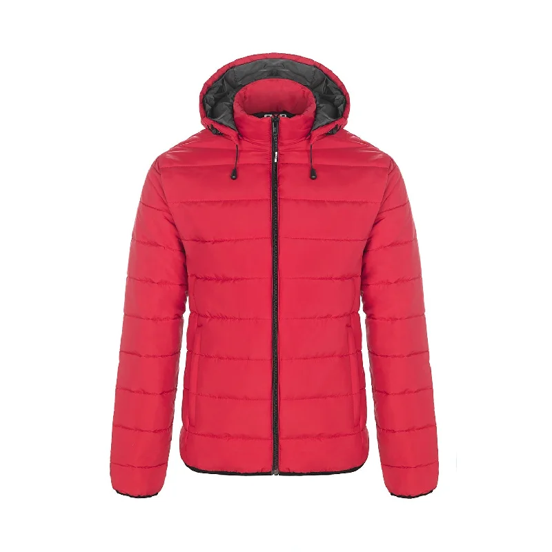 Trendy women’s clothing that suits every taste L00981 - Glacial - Ladies Puffy Jacket With Detachable Hood Trendy women’s clothing that suits every taste L00981 - Glacial - Ladies Puffy Jacket With Detachable Hood