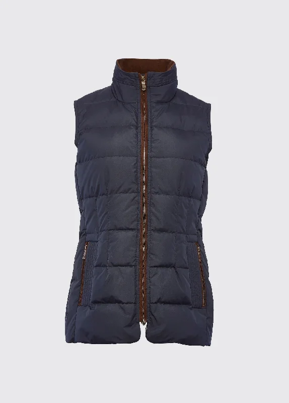 Women’s fashion that reflects your personality   Spiddal Quilted Gilet - Navy Multi