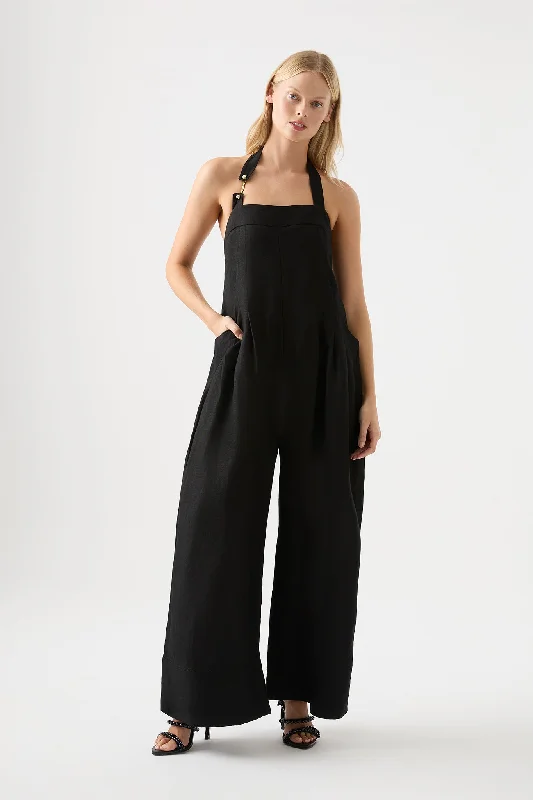 Fashion-forward women’s clothing on a budget   Neo Pleated Halter Jumpsuit