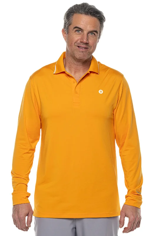 Comfortable yet stylish outfits for women on the go   Men's Erodym Long Sleeve Golf Polo | Clearance Parent