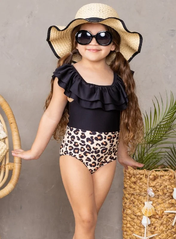 Stylish and comfortable outfits for women   Stay Spotted Ruffle One Piece Swimsuit