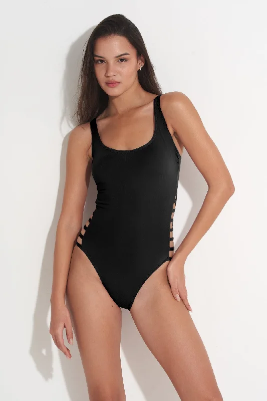 Versatile fashion options for every occasion   PILPEL ONE PIECE MULTI STRAP IN BLACK