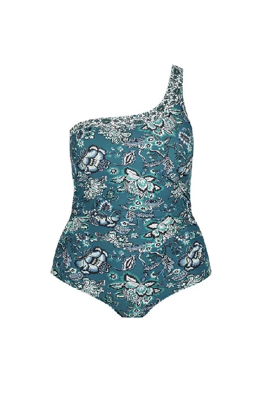 Comfortable yet stylish outfits for women on the go   Sardinia One Shoulder One Piece