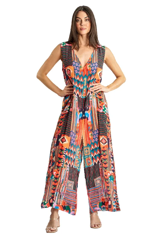 Sporty-chic women’s apparel for active lifestyles   Vacanza Wide Leg  Jumpsuit