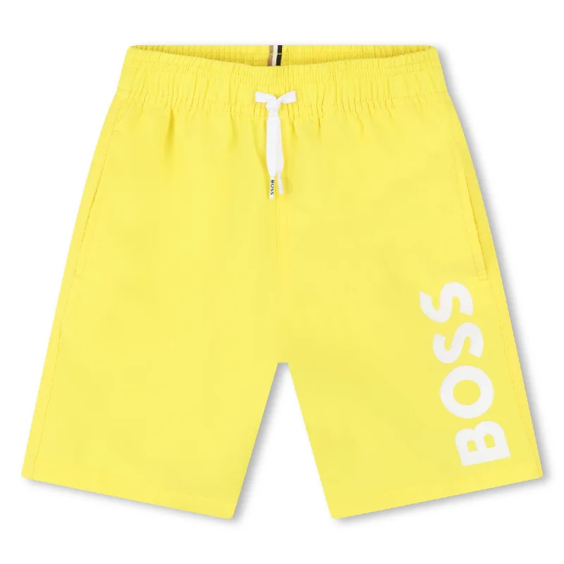 Bold fashion choices for the confident woman   Yellow Swim Shorts