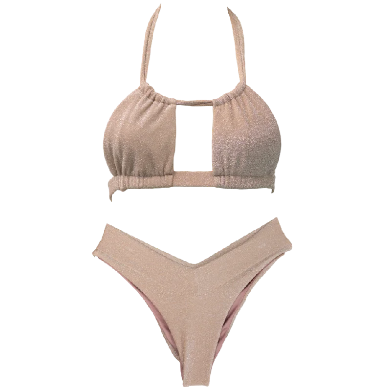 Summer-ready fashion for stylish women   Champagne Sparkle Iris + VIKKI Bottom Bundle