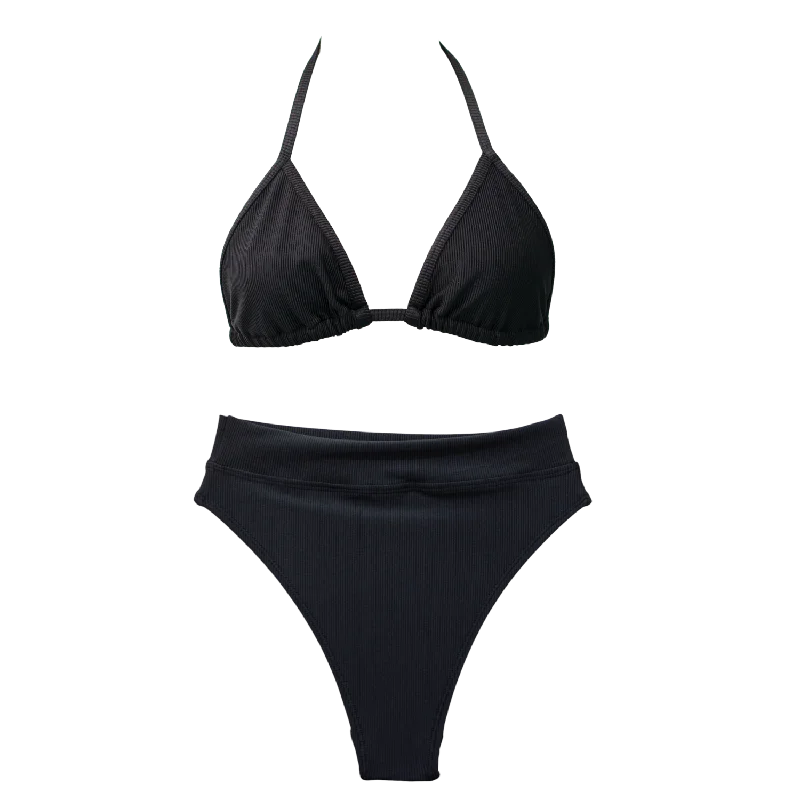 Confidence-boosting clothing for women   Ribbed Black Blake Bundle