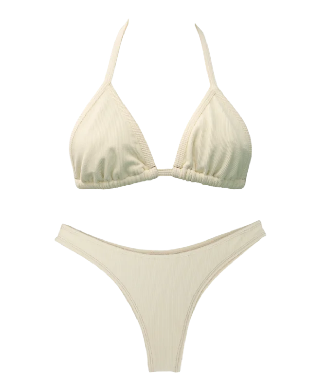 Trendy women’s clothing with a modern twist   Ribbed Ivory Minimalist Bundle