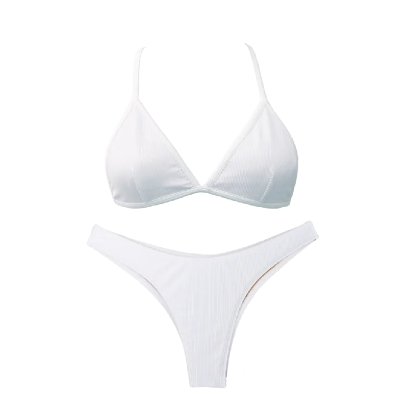 High-fashion styles at affordable prices   Ribbed White Lily Bundle