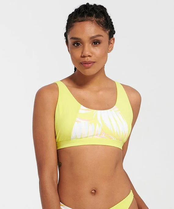 The ultimate destination for women’s clothing   Recycled Ribbed Crop Swim Top - Size Small
